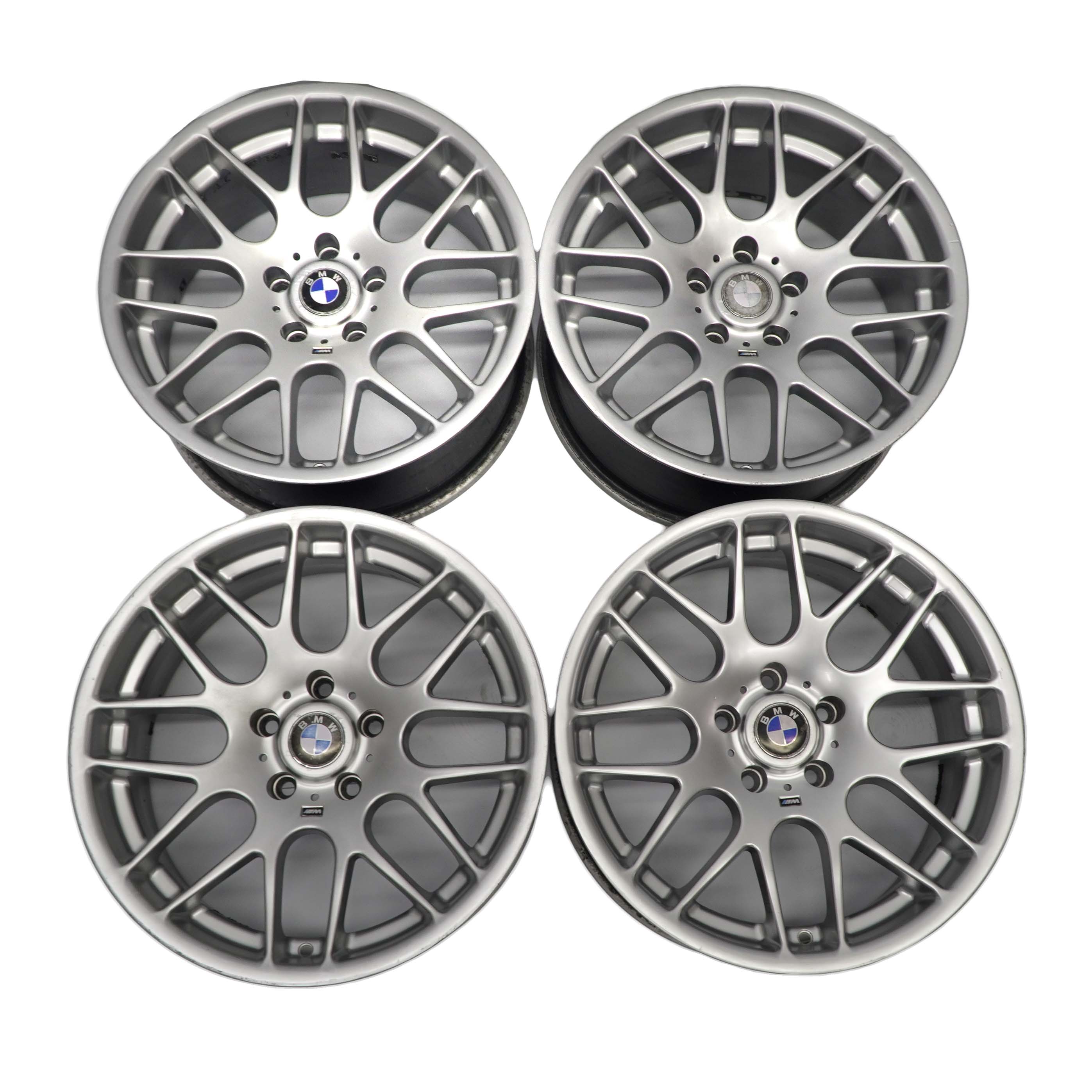 BMW E60 E61 Silver Complete Set 4x Wheel Alloy Rim 18" 8,5J ET:18 VIA