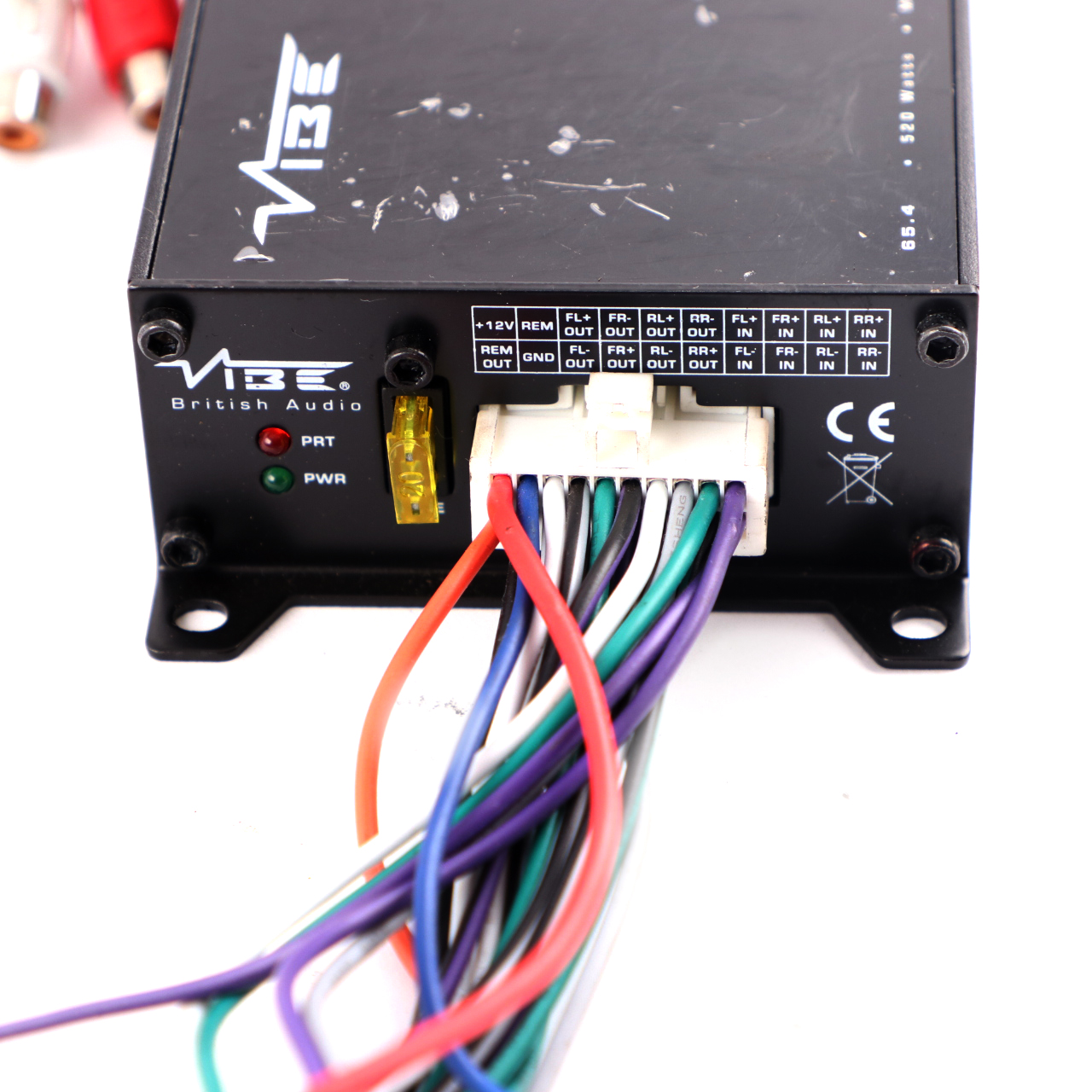 Genuine VIBE 65.4 Powerbox Micro Class D Amplifier Stereo Car Audio Booster 520W