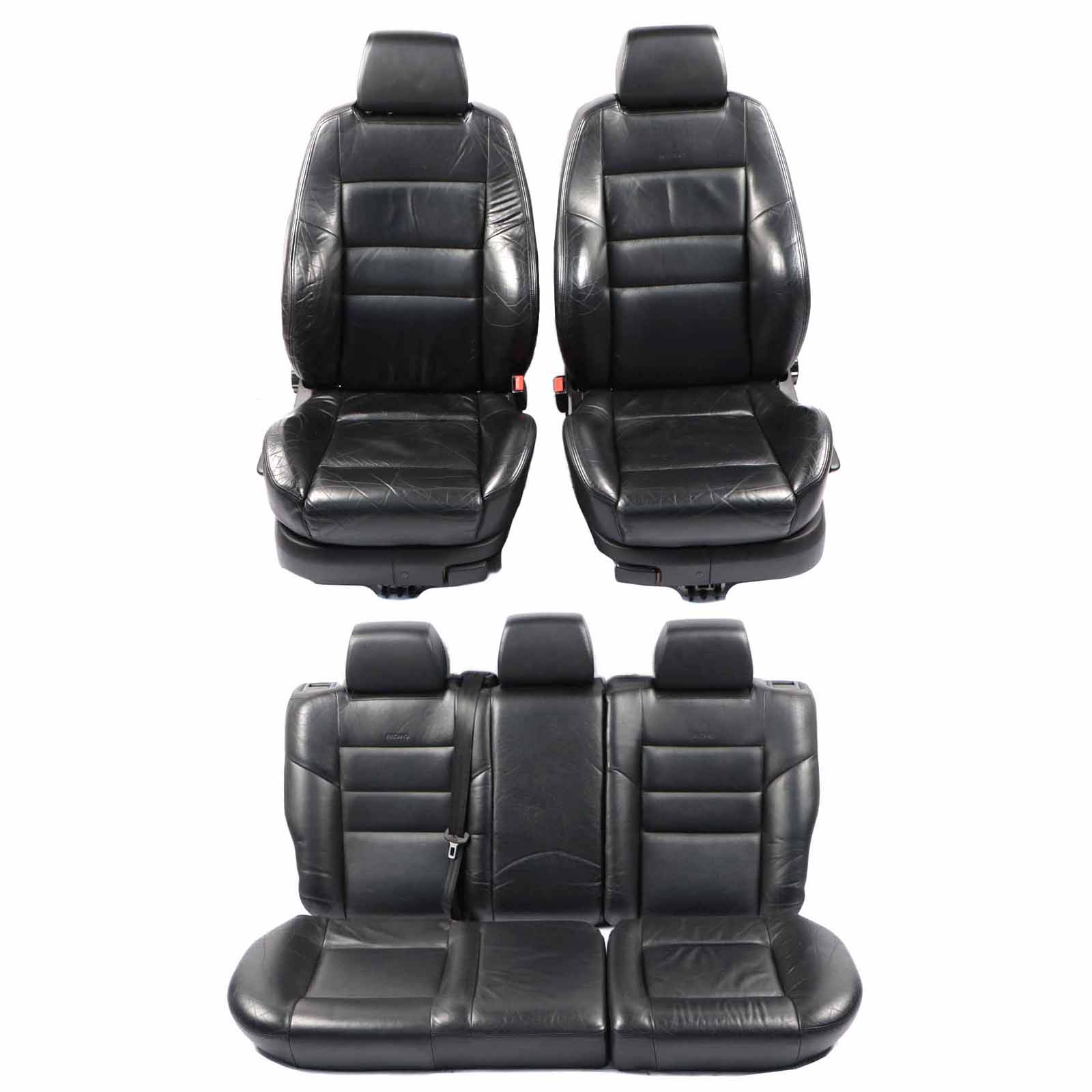 VW Golf 4 GTI RECARO Seats Black Leather Interior Set Seat 5-Door