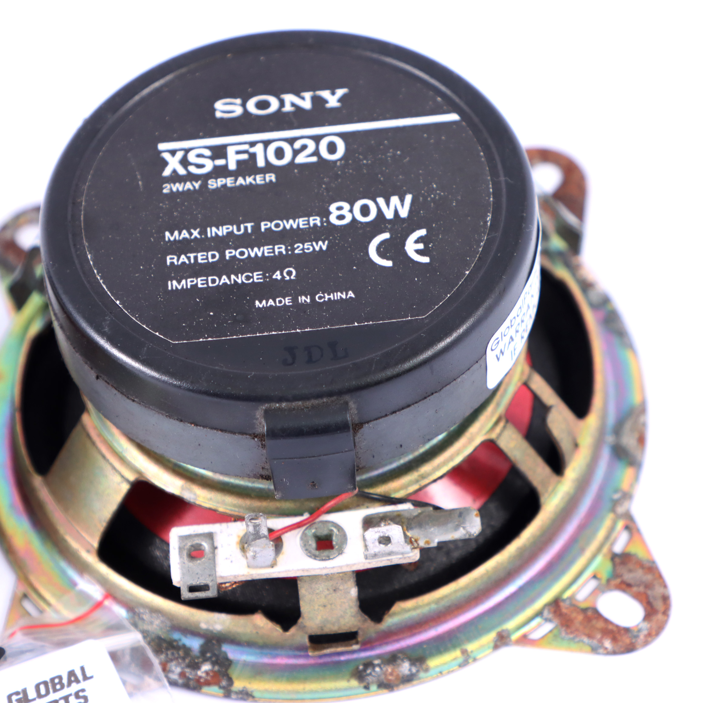 Genuine Sony XS-F1020 Stereo 2-Way Coaxial Speaker Loudspeaker Set