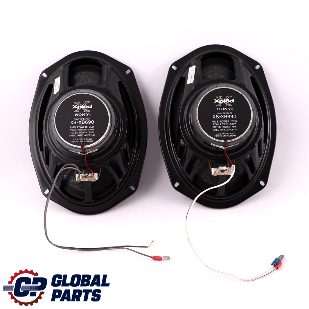 Genuine Sony Xplod XS-XB690 Stereo 3-Way Coaxial Speaker Loudspeaker Set