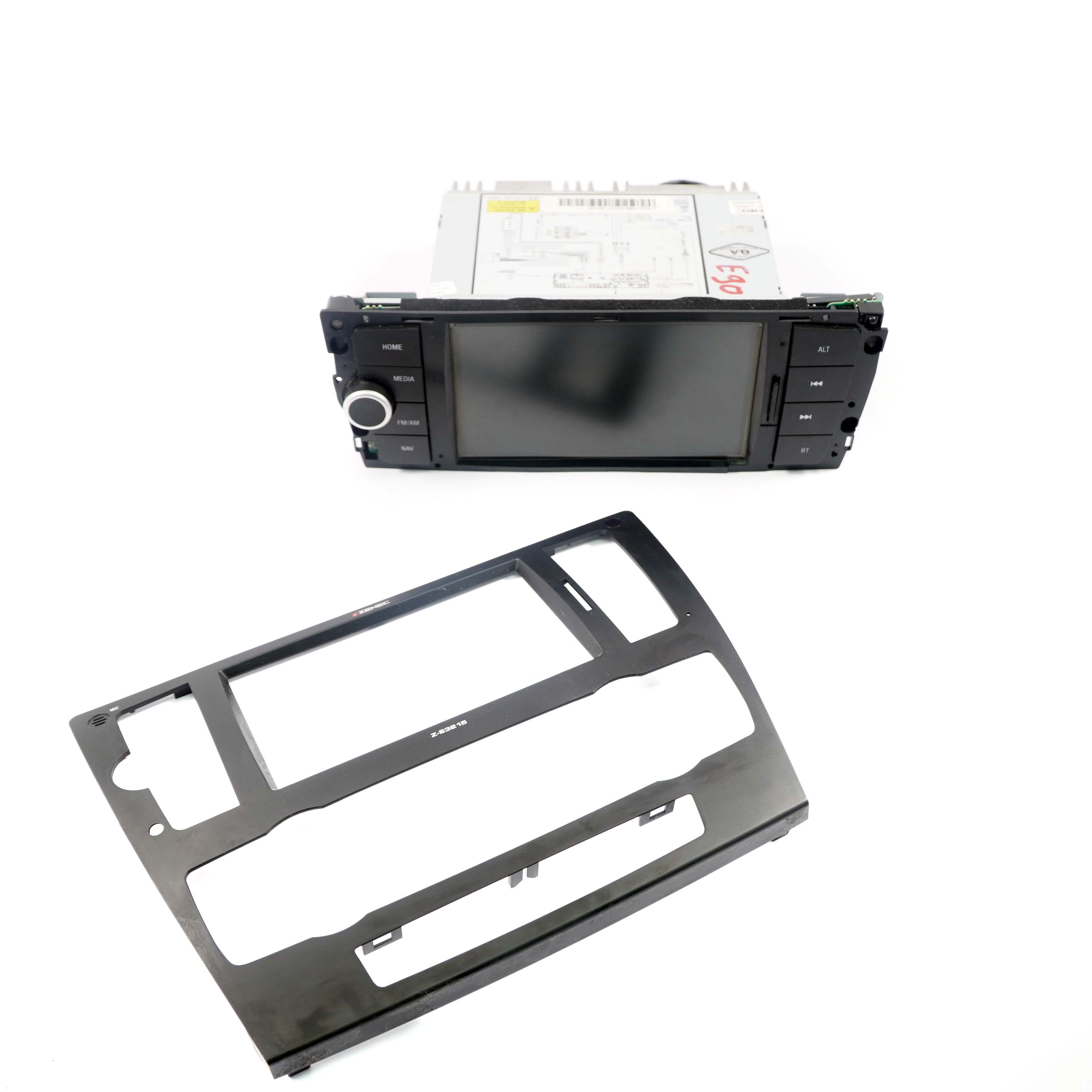 BMW 3 E90 E91 E92 Zenec Ego Infotainment Media System GPS Navigation 6,2" Screen