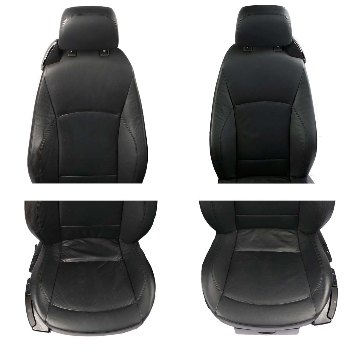 Seat BMW Z4 E85 Seat Front Left Right Black Oregon Leather Interior Door Cards